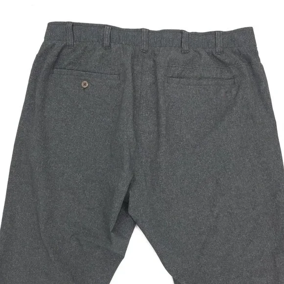 Under Armour Golf Pants Mens 40x30 Gray Vented Showdown Performance Stretch - Picture 9 of 12